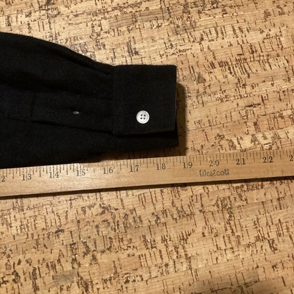 Patrik Ervell FW12 Wool Shirt Two Pocket Shirt Over-Dyed Black Watch S Small - Picture 7 of 8